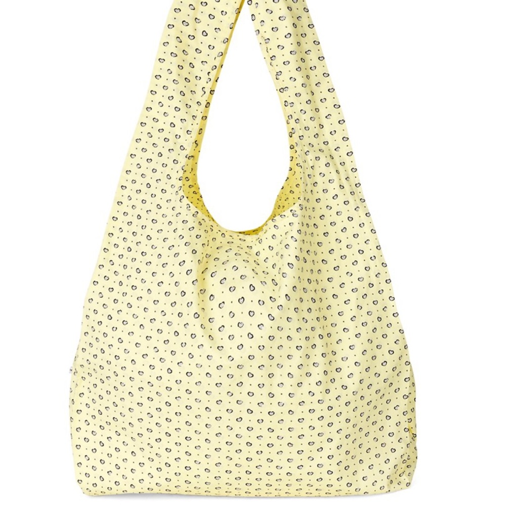 GANNI Market Tote Bag - Yellow Cotton Print - New With Tags